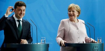 Merkel Rusiyadan sanksiyaların götürülmə şərtlərini açıqlayıb